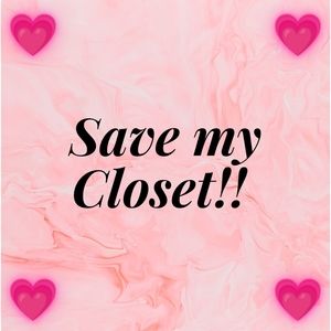 Save my Closet For Future Savings and Posts!